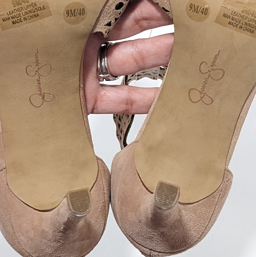 Jessica Simpson Suede Jastia Heels - Picture 14 of 16